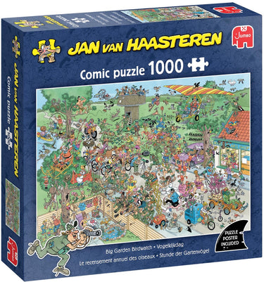 Jan van haasteren - vogelkijkdag - 1000 stukjes puzzel - legpuzzel - jvh