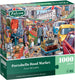 Falcon puzzel portobello road market 1000 stukjes legpuzzel karton.