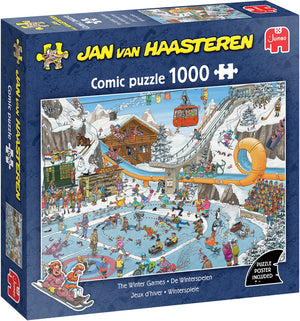 Jan van haasteren - de winterspelen - 1000 stukjes puzzel - legpuzzel