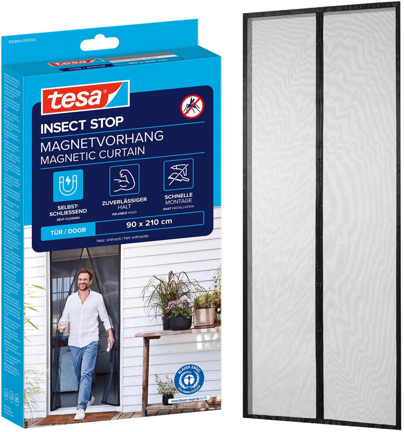 Afbeelding laden in galerijviewer, Tesa 1074286 - insect stop magnetisch gordijn90cm x 220cm | 1 stuks
