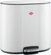 Wesco multicollector 2 prullenbak afvalscheiding (2x25 liter) | 50 liter | metaal - mat wit | duo pedaalemmer met soft close en geurfilter