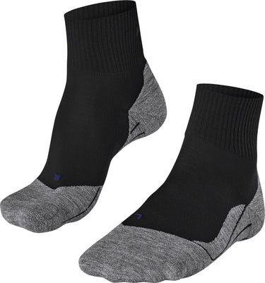 Falke tk5 cool short anti-blaar dun lyocell functioneel materiaal wandelsokken heren zwart - maat 39-41