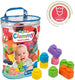 Clementoni baby soft clemmy blokken met opbergtas - 20dlg.