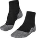 Falke tk5 cool short anti-blaar dun lyocell functioneel materiaal wandelsokken heren zwart - maat 42-43