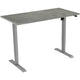 Euroseats bureau grijs, oxyd b000gr140oxy 80 x 750-1235 x 140 mm