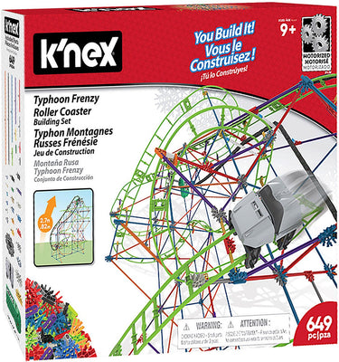 K'nex typhoon frenzy rollercoaster