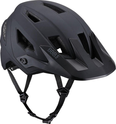 Bbb cycling shore mountainbike helm - fietshelm volwassenen - sporthelm - mat zwart - maat l - bhe-59
