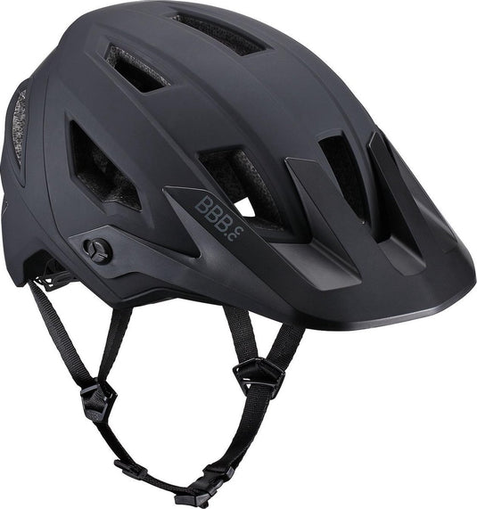 Bbb cycling shore mountainbike helm - fietshelm volwassenen - sporthelm - mat zwart - maat l - bhe-59