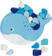 Goki evenwichtsspel: balancerende walvis 16x15x2,5cm, 21-delig, hout, 4+