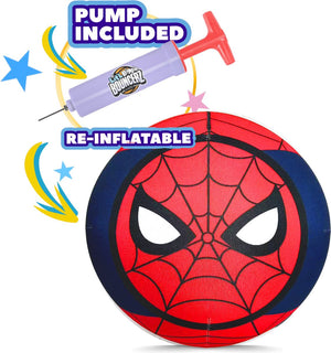 Gear2play lit'l biggie bouncerz spiderman - opblaasbare speelgoedbal