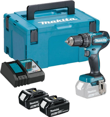 Makita dhp485rtj - bohrhammer treiber - schnurlos - 2 geschwindigkeiten - bohrfutterschlüssel 13 mm - 50 n·m