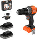 Black+decker 18v brushless schroefklopboormachine in koffer (met 2x2.5ah accu en lader) - bld783e2k-qw