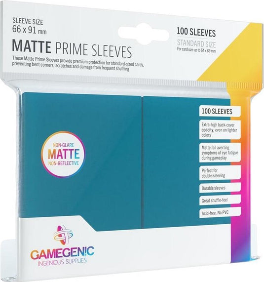 Gamegenic matte prime sleeves blue (100)