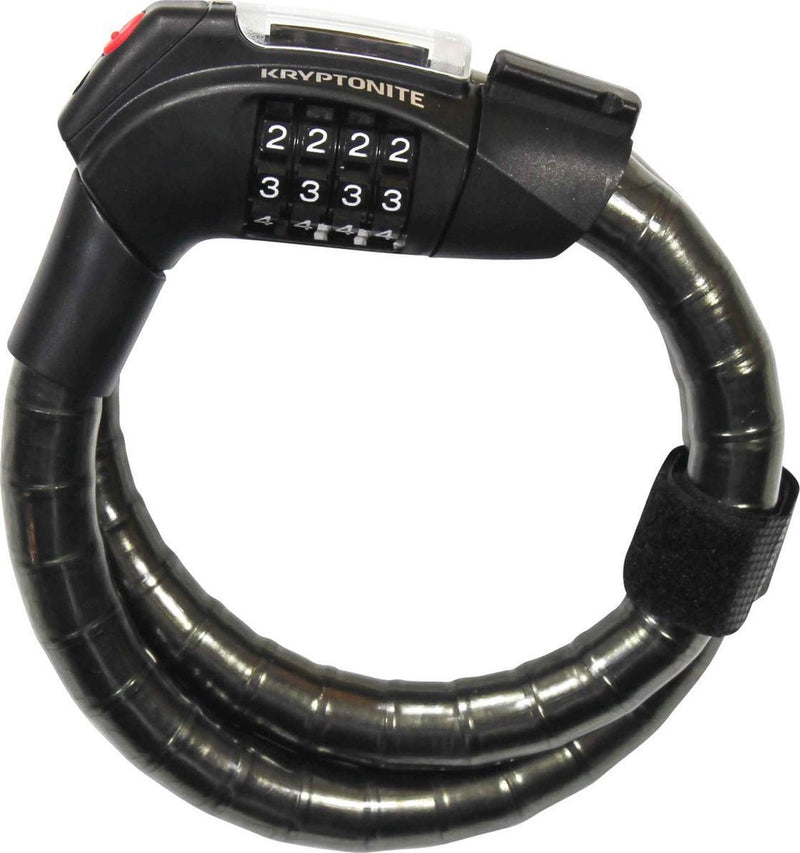Afbeelding laden in galerijviewer, Kryptonite kryptoflex 2080 combo fietsslot - 80cm, 20mm dik

