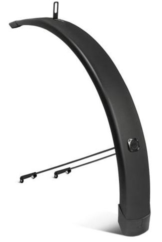 Eurofender spatbord voor tempo square 28 inch 65mm - zwart