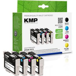 Inktcartridge kmp epson t0715 zwart, cyaan, magenta, geel