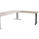 Aanbouwtafel schaffenburg lin-pla126-havz-m25 120x60x65-85cm havana kers, zwart