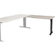 Aanbouwtafel schaffenburg lin-pla126-lerz-m25 120x60x65-85cm lindberg eik, zwart