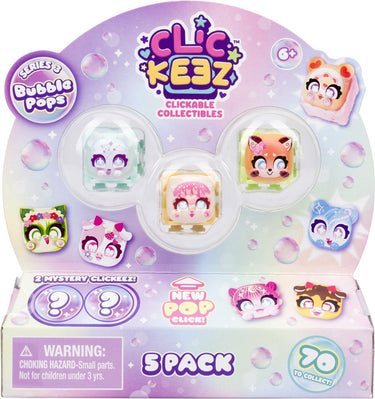 Goliath clickeez series 3 - 5 pack - fidget - verzamel ze allemaal - anti stress - speelgoed - ontspanning - toetsenbord fidget – met nieuw klikgeluid!