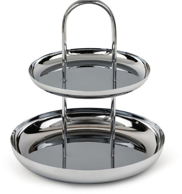 Zilverstad - étagère elana zilver kleur - dienblad rond - moederdag cadeautip!