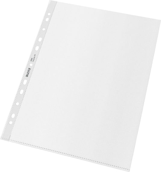 Leitz 100x recycle a4 showtas - insteekhoezen van 100 micron - 90% pre-consumer gerecycled plastic - transparant