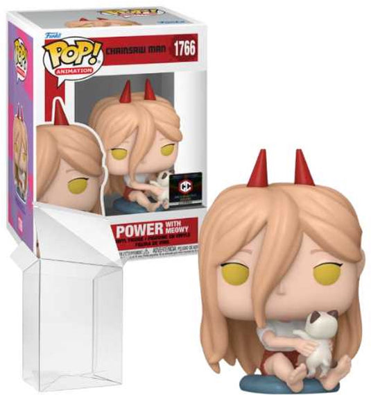 Funko pop! animation: chainsaw man - power with meowy