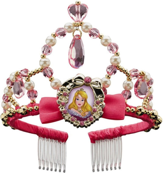Disguise disney sleeping beauty aurora tiara kroon kinderen - roze