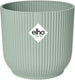 Elho vibes fold rond 18 - bloempot voor binnen - 100% gerecycled plastic - ø 18.4 x h 16.8 cm - sorbet groen