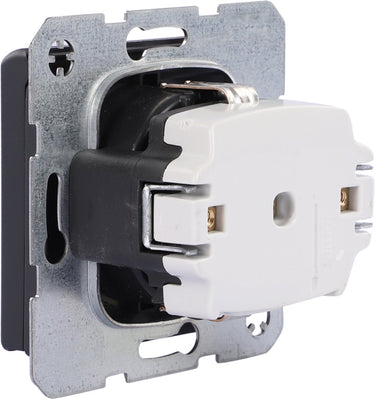 Berker q1 inbouw wandcontactdoos met klep antraciet