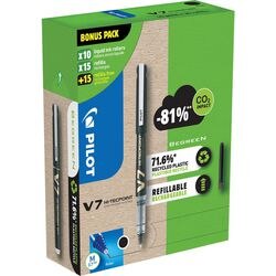Rollerballpen pilot v7 zwart 0,4 mm