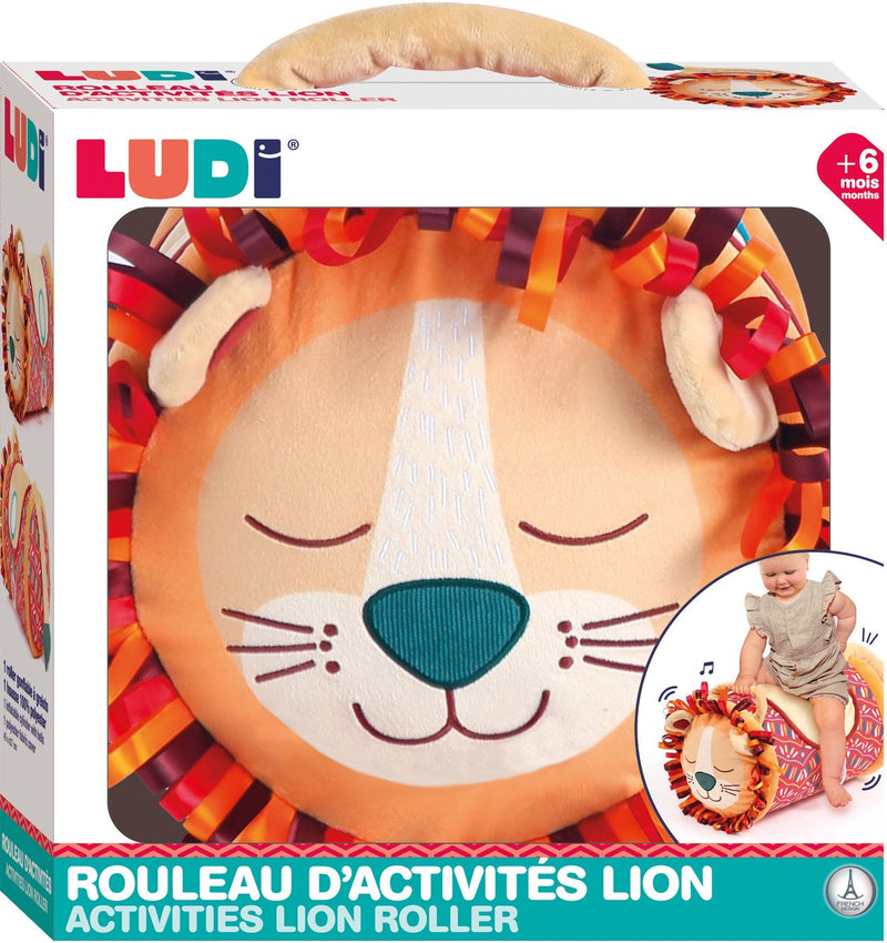 Afbeelding laden in galerijviewer, Ludi babyspeelgoed activiteitsrol leeuw
