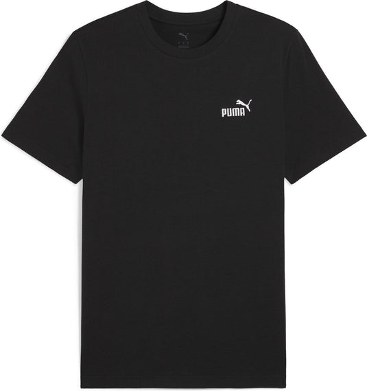 Puma ess small no. 1 logo tee unisex t-shirt - black