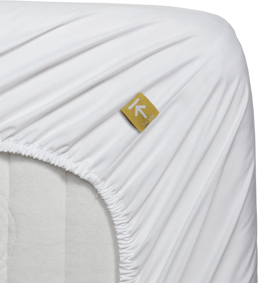 Beddinghouse - percale katoen - topper hoeslaken - 90x200 cm - wit