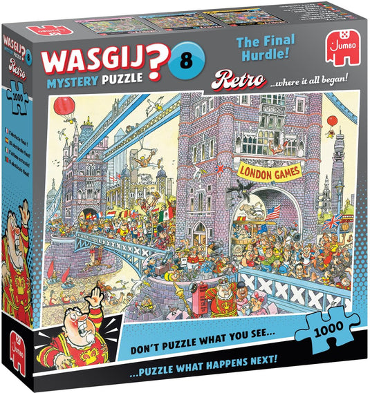 Merkloos sans marque wasgij retro mystery 8 legpuzzel - de laatste horde!, 1000st.