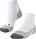 Falke te2 short anti-blaar katoen functioneel materiaal tennissokken heren wit - maat 42-43