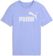 Puma ess no. 1 logo tee g meisjes t-shirt - intense lavender