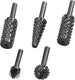 Wolfcraft - rasp set 5 stuks - verzinkboor - frezenset - houtfrees - 2540000