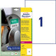 Avery ultrabestendige buiten etiketten wit 10 stuks
