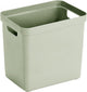 Sunware - sigma home opbergbox 25l groen - 35 x 24,6 x 36,3 cm