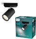 Philips led philips kosipo opbouwspot - 1-lichts - zwart