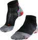 Falke ru5 short anti-blaar functioneel materiaal hardloopsokken dames zwart - maat 41-42