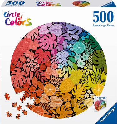 Ravensburger legpuzzel circle of colors tropical, 500st.