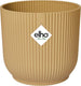 Elho vibes fold rond 16 - bloempot voor binnen - 100% gerecycled plastic - ø 16.1 x h 14.8 cm - botergeel