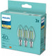 Philips led kaarslamp e14 4.3w - 2700k 806lm 230v - helder - b35 - vervangt 40w - warm wit licht - 3-pack
