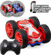Exost rc mini flip neo rood 1:34 - bestuurbare stuntauto - incl. oplaadbare batterij - rc auto