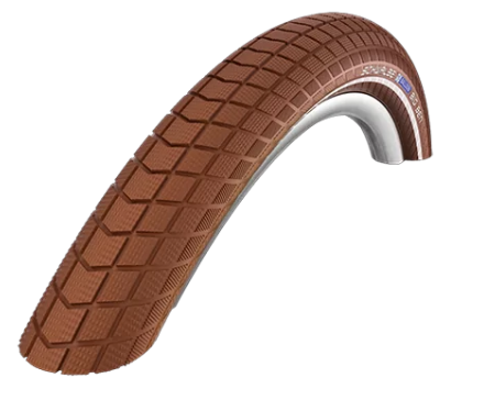 Buitenband: Schwalbe Big Ben (K-guard) Kleur: Bruin met reflectie Maat: 28x2.00 ETRTO 50-622
