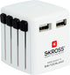 Skross - reisadapter - usb lader 2xusb 2400 ma