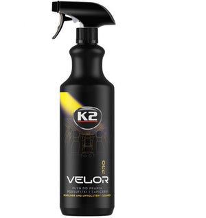 K2 pro detailing - velor pro reinigingsvloeistof - 1l - mandarijngeur - niet-uitspoelend
