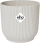 Elho vibes fold rond 14 - bloempot voor binnen - 100% gerecycled plastic - ø 14.1 x h 12.9 cm - zijdewit