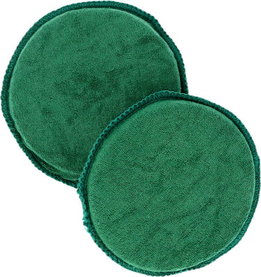 Turtle wax poetspad katoen – om te reinigen en herstellen - voor kunststof en leder oppervlakten - voor polijsten waxen – goed contact tussen hand en oppervlak - 2 stuks – diameter 13cm